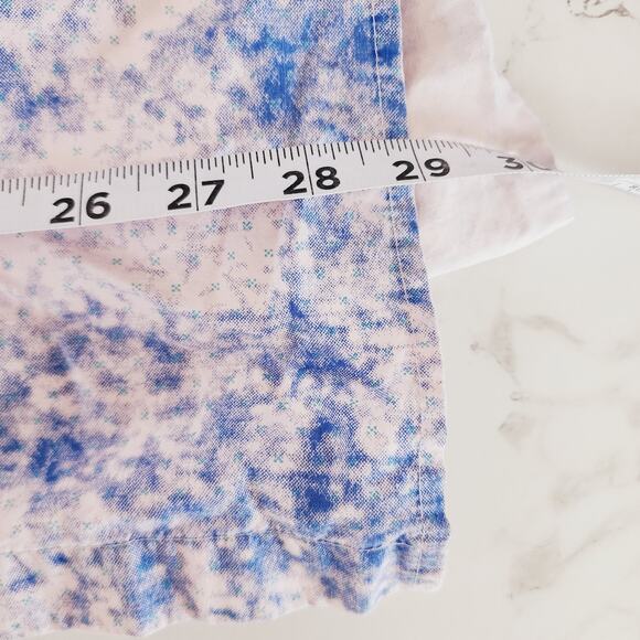 Coofandy Pink Blue Tie Dye Long Sleeve Button Up Shirt Size XXL - Picture 6 of 9